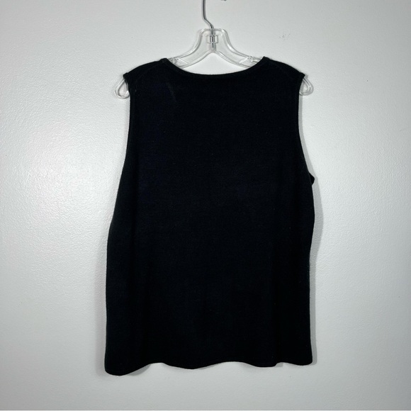 Goodclothes Women's Sleeveless Cable Plush Knit Fitted Shell Tank Top XL Minimal - Picture 4 of 4
